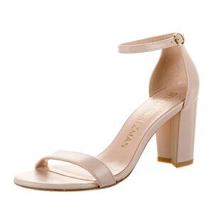 Stuart Weitzman Nearlynude Leather Sandals Size 6.5